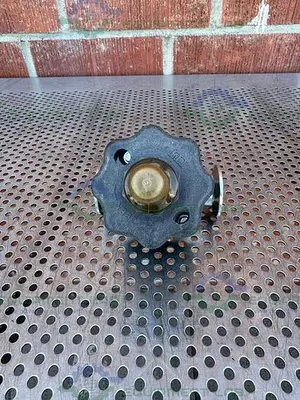 USED ITT PURE FLO 1-316L-RA20MAX-CWP150 DIAPHRAGM VALVE W/ 1" SANITARY FITTING