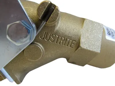 NEW JUSTRITE 08552 BRASS DRUM VALVE