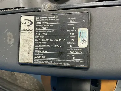 Used CROWN WP303545 Pallet Jacks Ohio US | HGR 24 #1285679