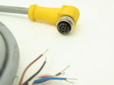 Turck WKS 6T-2 Cable Cord Wire 8-Pin 6' Long Lot of 2