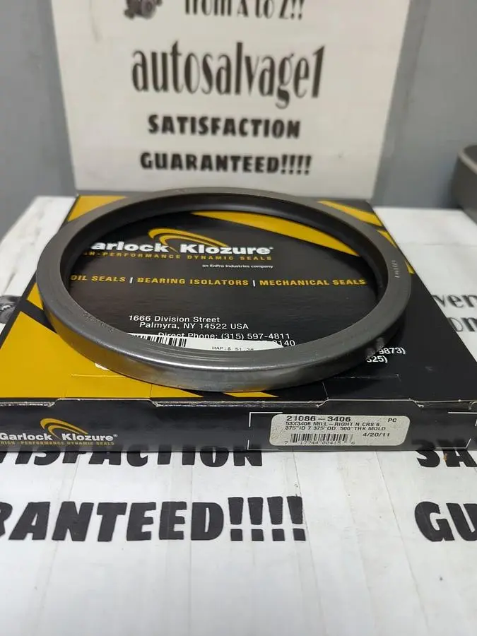 New | in-Stock GARLOCK 53X3406 Pump & Valve Parts Ohio US | Surplus Asset Holdings #1234009