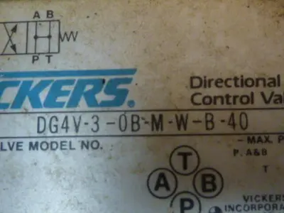 USED VICKERS DG4V-3-0B-M-W-B-40