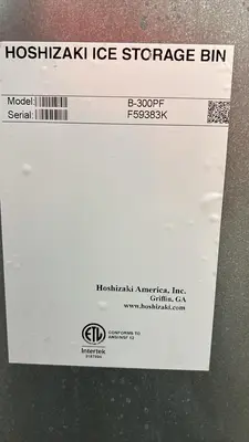 Used Hoshizaki Used 22" Hoshizaki F-801MWJ-C Water Cooled Nugget Ice Machine With 300lb Bin - 115V - JJ Ice Machines Illinois US | Falcon Restaurant Supply #1373519