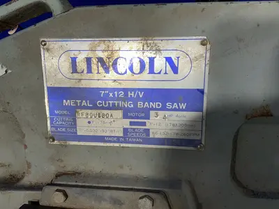 Used LINCOLN RF80UC80A Horizontal Band Saws Ohio US | HGR 24 #1334575
