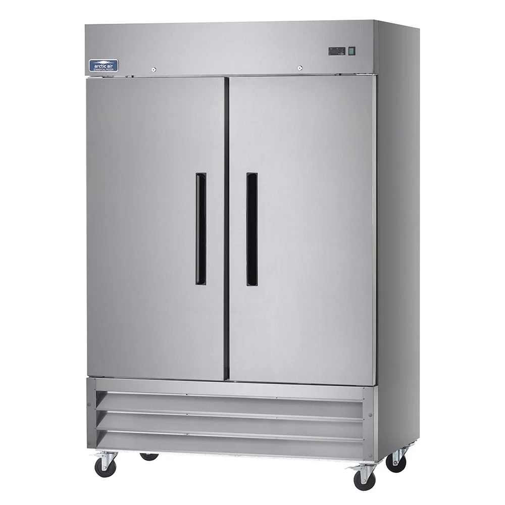 Arctic Air AF49 54" Two Section Reach In Freezer, (2) Left/right Hinge Solid Doors, 115v