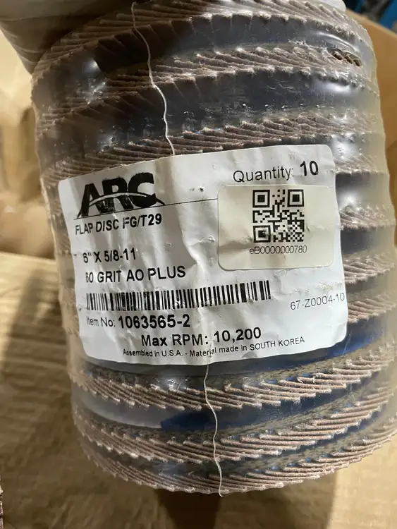 New | in-Stock ARC ABRASIVES _UNKNOWN_ Sanding Discs South Carolina US | General Equipment and Supply #1490904
