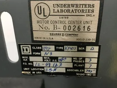 Used SQUARE D 8998-KY403 Starters Michigan US | Ideal Machinery #1275150