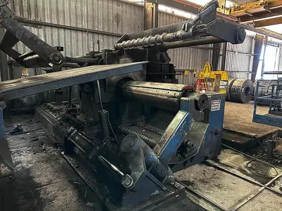 72" x .500" x 60,000# Delta Brands Dual Injector Head Slitting Line