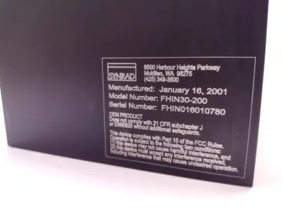 Used Synrad Synrad Laser Marking Head Laser Accessories and Consumables Michigan US | Maverick Industrial Sales #1396433