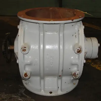 SPC7177  Valve 10" dia CS Prater-Sterling rotary airlock feeder