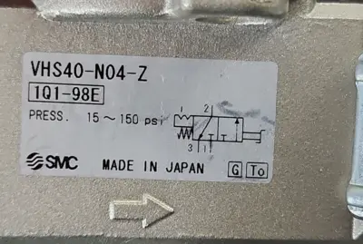 SMC AV4000-04-5DZ + AW-N04D-8Z + VHS40-N04-ZMain Pressure Regulator Loc6D33