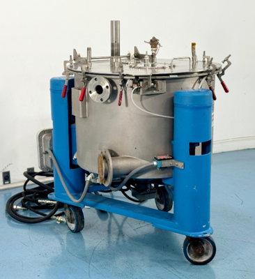 Tolhurst 30 x 18 perforate basket centrifuge, 316SS.