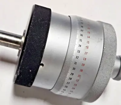 2 Scherr Tumico Micrometer Heads for XY Optical Measuring