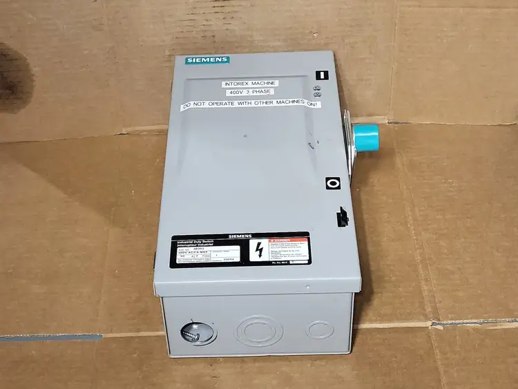 Used SIEMENS ID362 Switchgears British Columbia CA | Lenmark #913695