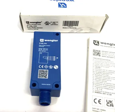 New | in-Stock wenglor Universal Retro-Reflex Sensor 7,000mm Range, IO-Link Photoelectric Sensors Michigan US | Maverick Industrial Sales #1390721