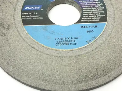 USED NORTON GRINDING WHEELS