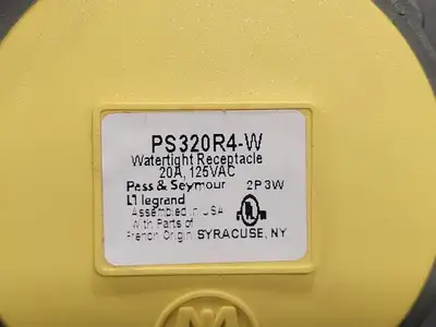 NEW PASS & SEYMOUR PS320R4-W