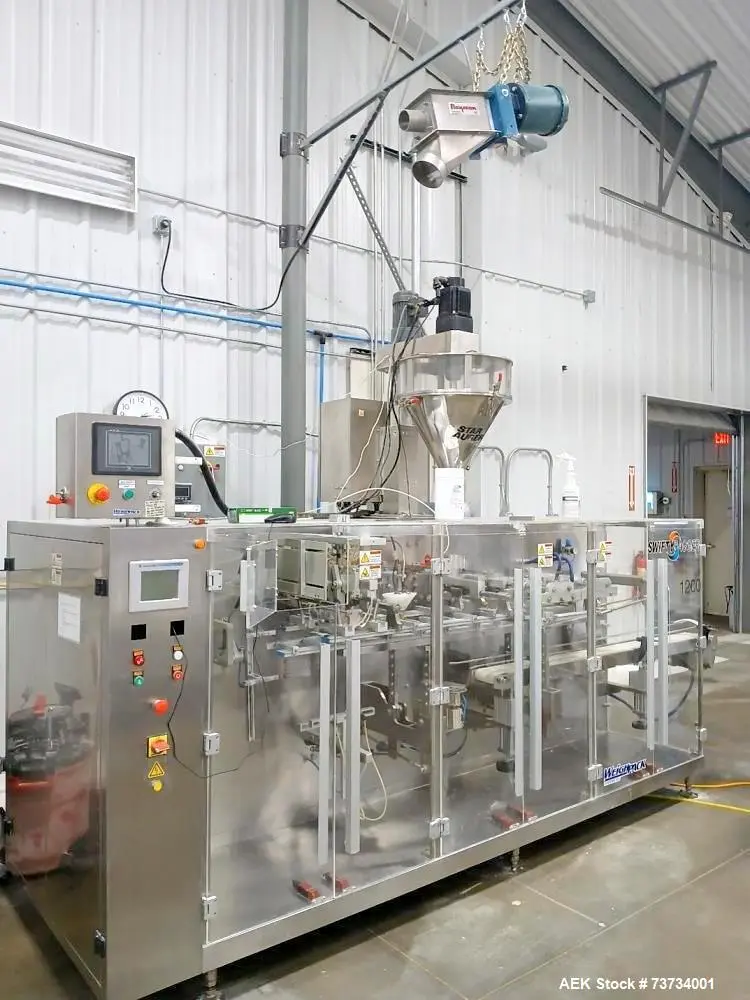 Used WEIGHPACK SYSTEMS SWIFTY 120 Form & Fill Horizontal - Pre Made Bags Illinois US | Aaron Equipment #1566127