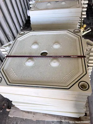 Used Evoqua J-Press 800G32 Filter Press – 313 Sq. Ft., 100 PSI, Built 2019