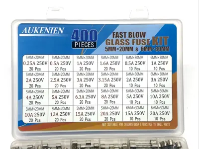 USED AUKENIEN AUKENIEN 24VALUES 400PC FAST BLOW FUSE KIT
