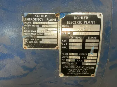Used KOHLER 25R8277132B / G2300 Motors (misc) Ohio US | HGR 24 #1487042