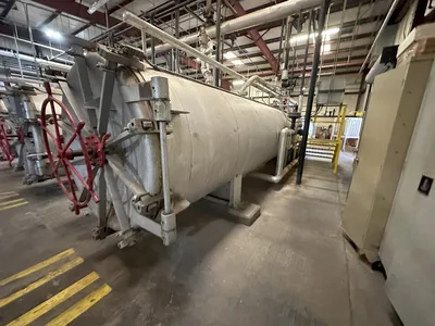 USED 1968 REID BOILER WORKS 60”X 40’ LONG DOUBLE DOOR