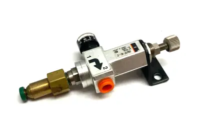 Used SMC Miniature Regulator Tube Out Fitting 30~100psi Air Pressure Regulators Michigan US | Maverick Industrial Sales #1389727