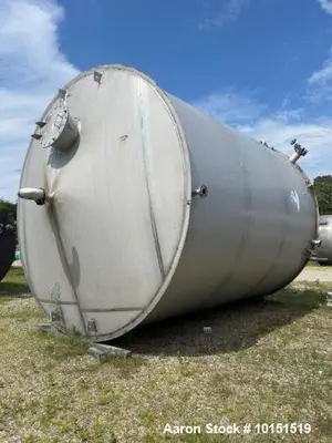 Used 15,000 Gallon Agra Industries Stainless Steel Tank | 304 SS | Single Wall