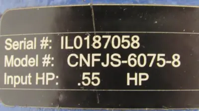 NEW SUMITOMO CNFJS-6075-8 GEAR REDUCER 8:1 PA089980 CNFJS60758