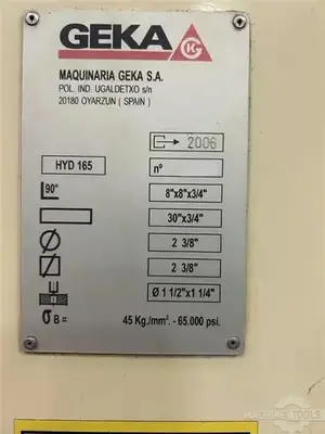 USED 2006 GEKA HYDRACROP 165/SD