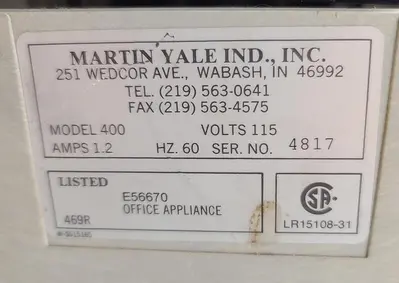 USED MARTINYALE 400
