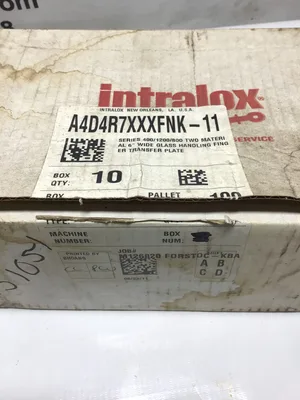 Intralox A4D4R7XXXFNK-11 Wide Glass Handling Finger Transfer Plate 6″In Series 400/1200/800