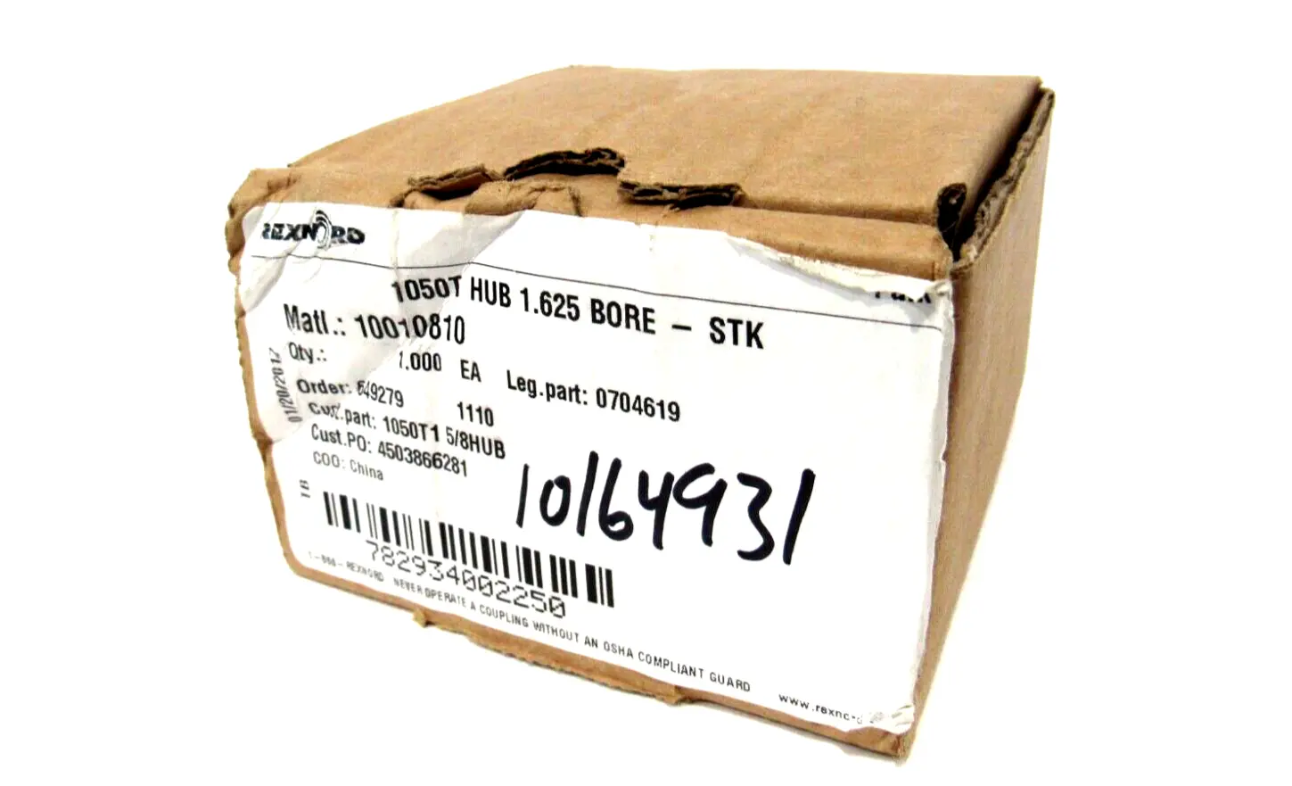 NEW REXNORD 0704619 1050T HUB