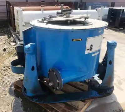 Sharples 30 x 18 ECM solid basket centrifuge, 316SS.