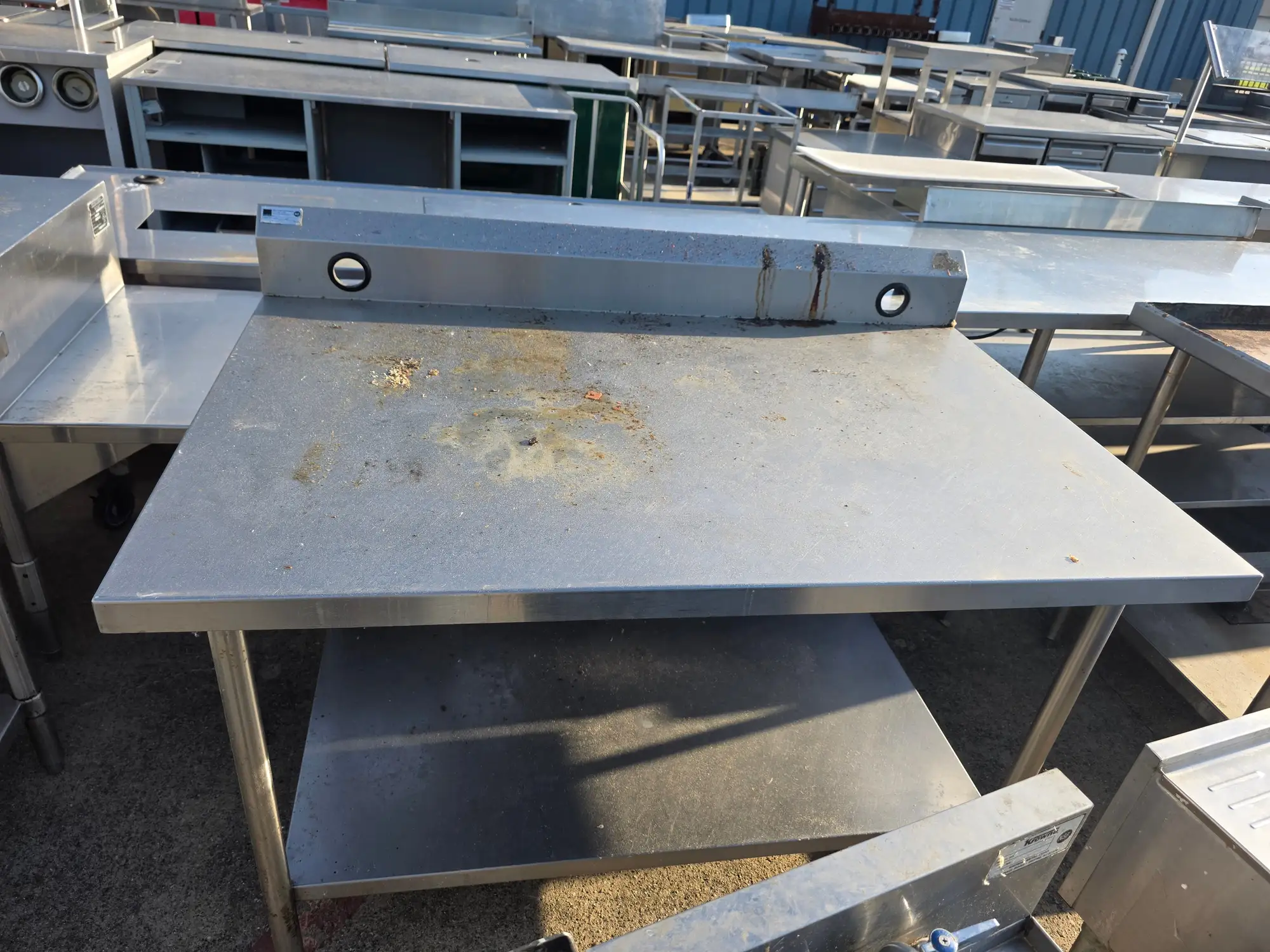 Used Falcon Restaurant Supply, Inc. Used 54"W X 36"D X 36H" Stainless Steel Table - SS367 Food Prep Tables Illinois US | Falcon Restaurant Supply #1373736