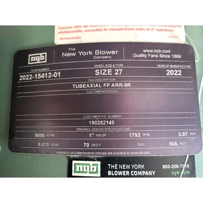 NEW NEW YORK BLOWER 27 FP