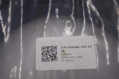 Freelin Wade 1E-206-01 Black Nylon 3/8 Tubing C03 .275 Cut Length  #037-A