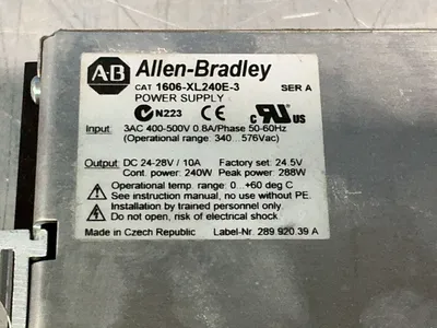 Used ALLENBRADLEY 1606XL240E3 DIN Rail Power Supplies Ohio US | HGR 24 #1251111