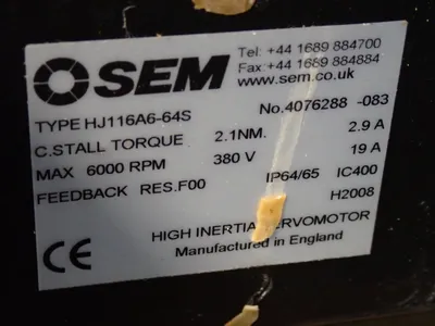New | in-Stock SEM HJ116A664S Motors (misc) Ohio US | HGR 24 #784386