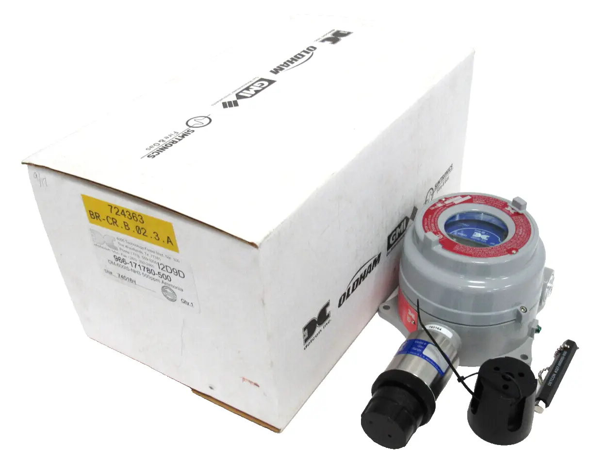 NEW DETCOM DM-600IS-NH3 AMMONIA DETECTOR 500PPM DM-600IS DM600ISNH3 966171780500