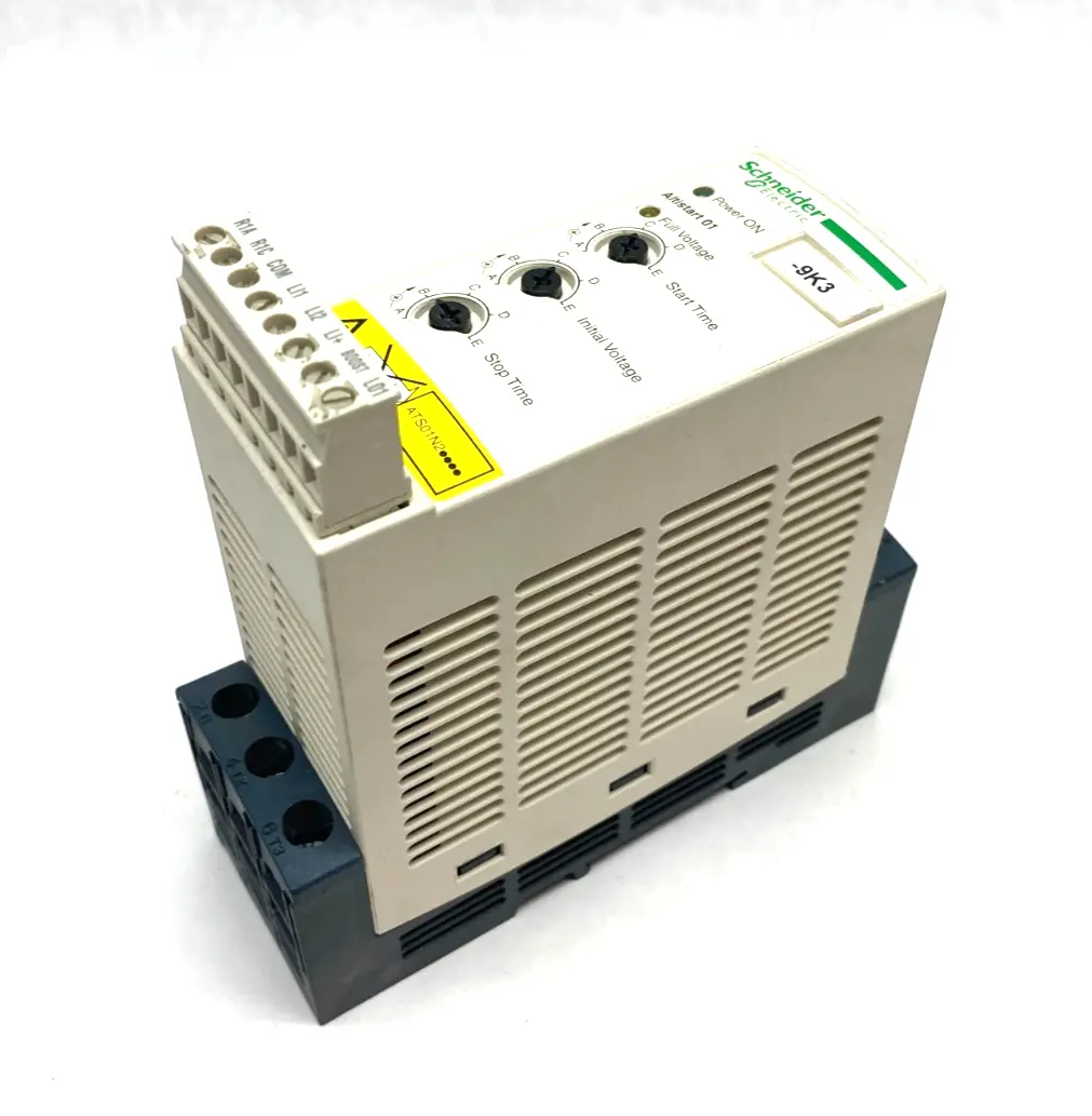 USED SCHNEIDER ELECTRIC SOFT STARTER FOR ASYNCHRONOUS MOTOR ALTISTART 01