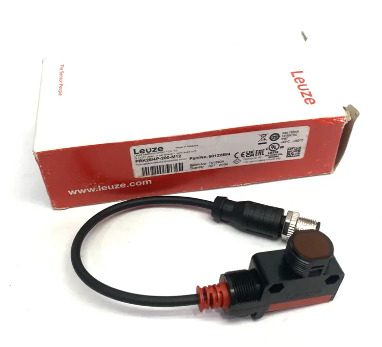 New | in-Stock Leuze Polarized Retro-Reflectve Photoelectric Sensor, 50122584 Photoelectric Sensors Michigan US | Maverick Industrial Sales #1390617