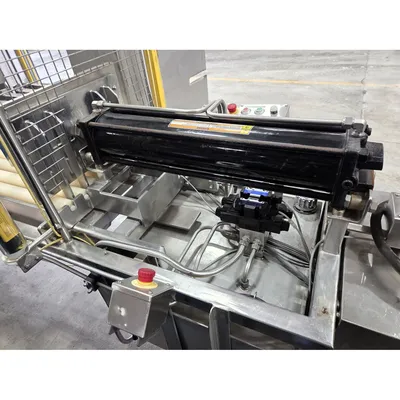 Used Econo Cheese Stainless Steel Two-Way Hydraulic Cheese Block Cutter