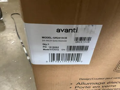 Used AVANTI GR2415CB Commercial Ranges Michigan US | Miedema Asset Management Group #1340955