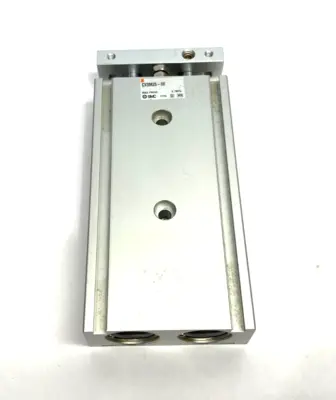 USED SMC DUAL-ROD GUIDED SLIDE CYLINDER 25MM BORE, 80MM STROKE
