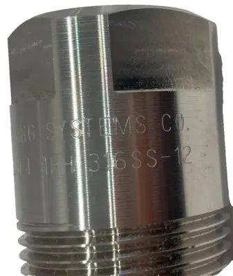 NEW SPRAYING SYSTEMS 1HH-316 SS12 FULLJET NOZZLE GA25129X012