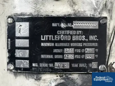 USED Littleford 10 Liter Littleford High Intensity Mixer, Model W-10
