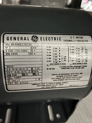 NEW General Electric K1416