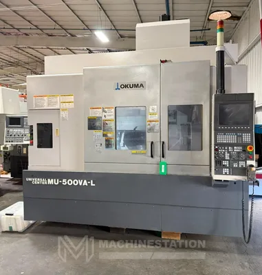 Used 2008 OKUMA MU-500VA-L Vertical Machining Centers (5-Axis or More) California US | MachineStation #1171687