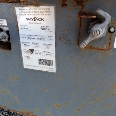 Used 2017 Skyjack SJ4740 Scissor Lifters Wisconsin US | Stack Equipment #1362086